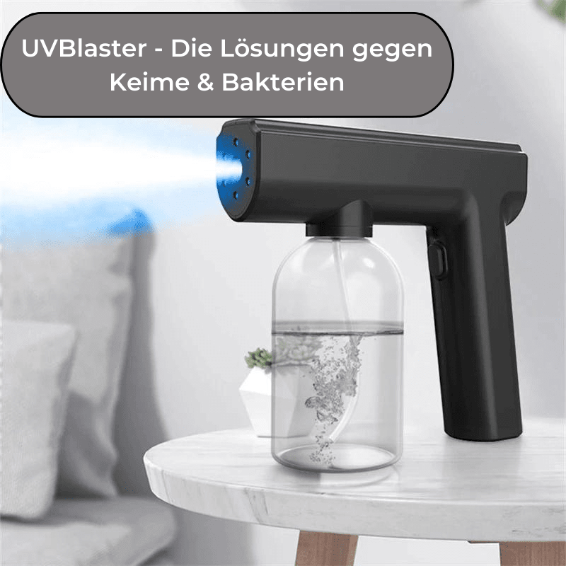 UVBlaster - Der Sprüher gegen alle Keime bei sich daheim GoFlix Schwarz 